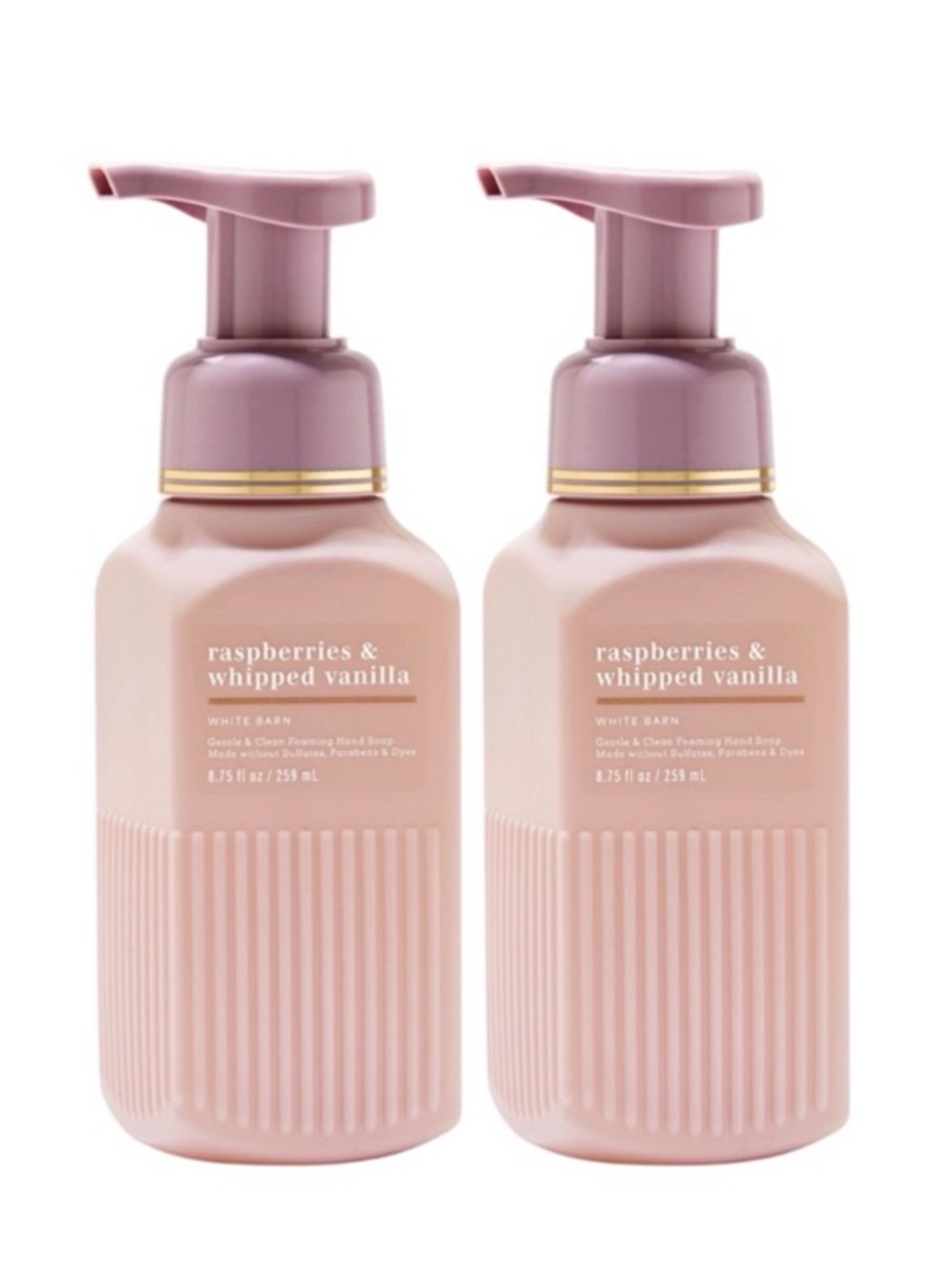 NEW 2X raspberries & whipped vanilla LUXE Bath & Body Works Foam Hand Soap Set 💕